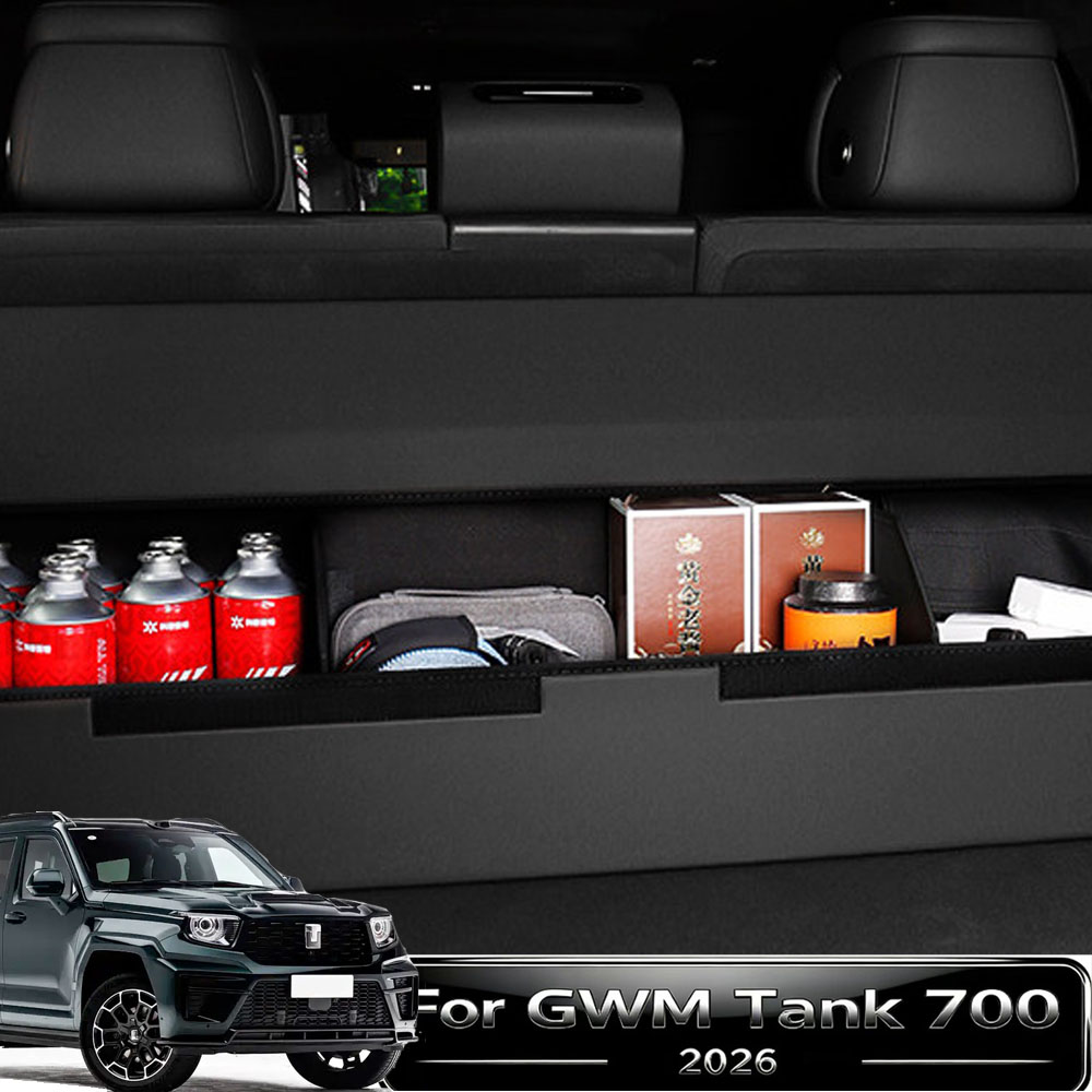 Car Trunk Organizer Foldable Storage Box - เหมาะสำหรับ GWM Tank 700 2026 กล่องเก็บของท้ายรถ