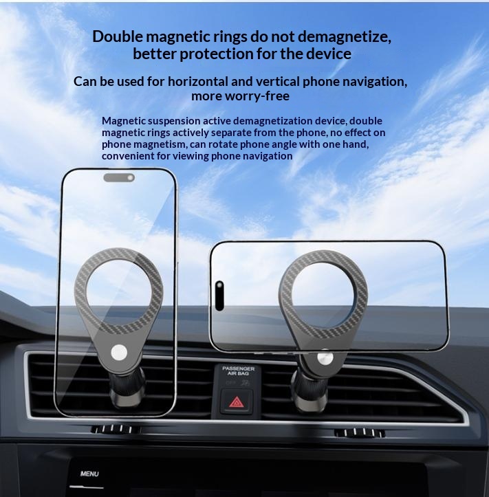 ใหม่ 1 ชิ้น ที่วางโทรศัพท์ในรถ - Magnetic Phone Holder For Car Vent บทวิจารณ์และราคา