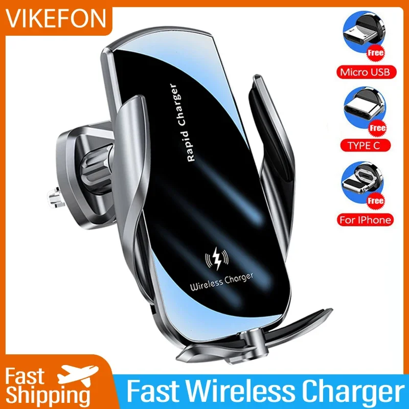 Vikefon ที่ชาร์จไร้สาย30W ในรถ - Wireless Car Charger Mount Fast Charging บทวิจารณ์และราคา