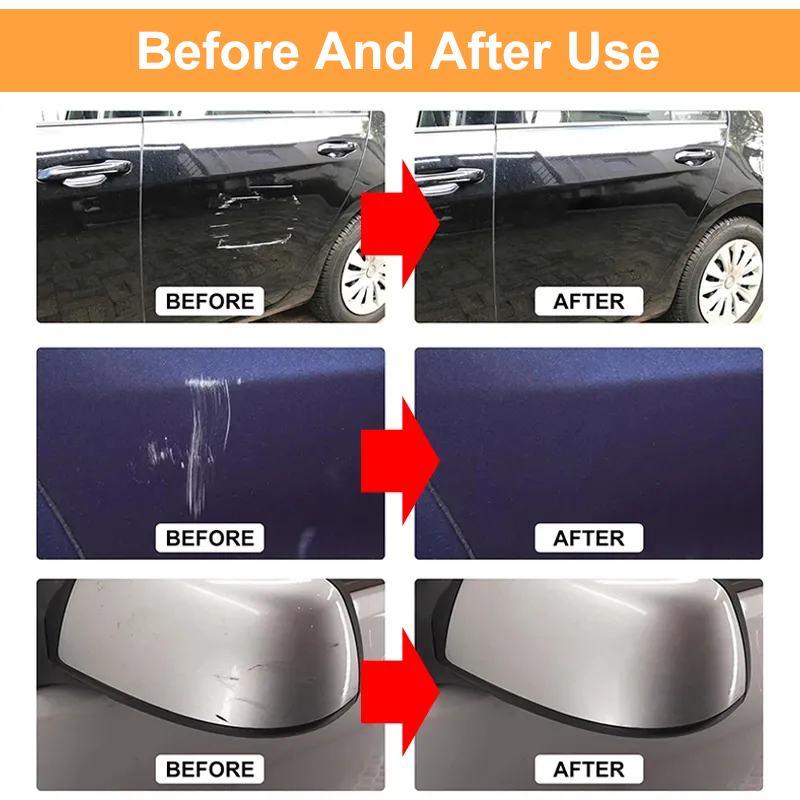 น้ำยาขัดลบรอยขีดข่วนรถยนต์ ชุด - Car Scratch Repair Polishing Wax Paste บทวิจารณ์และราคา