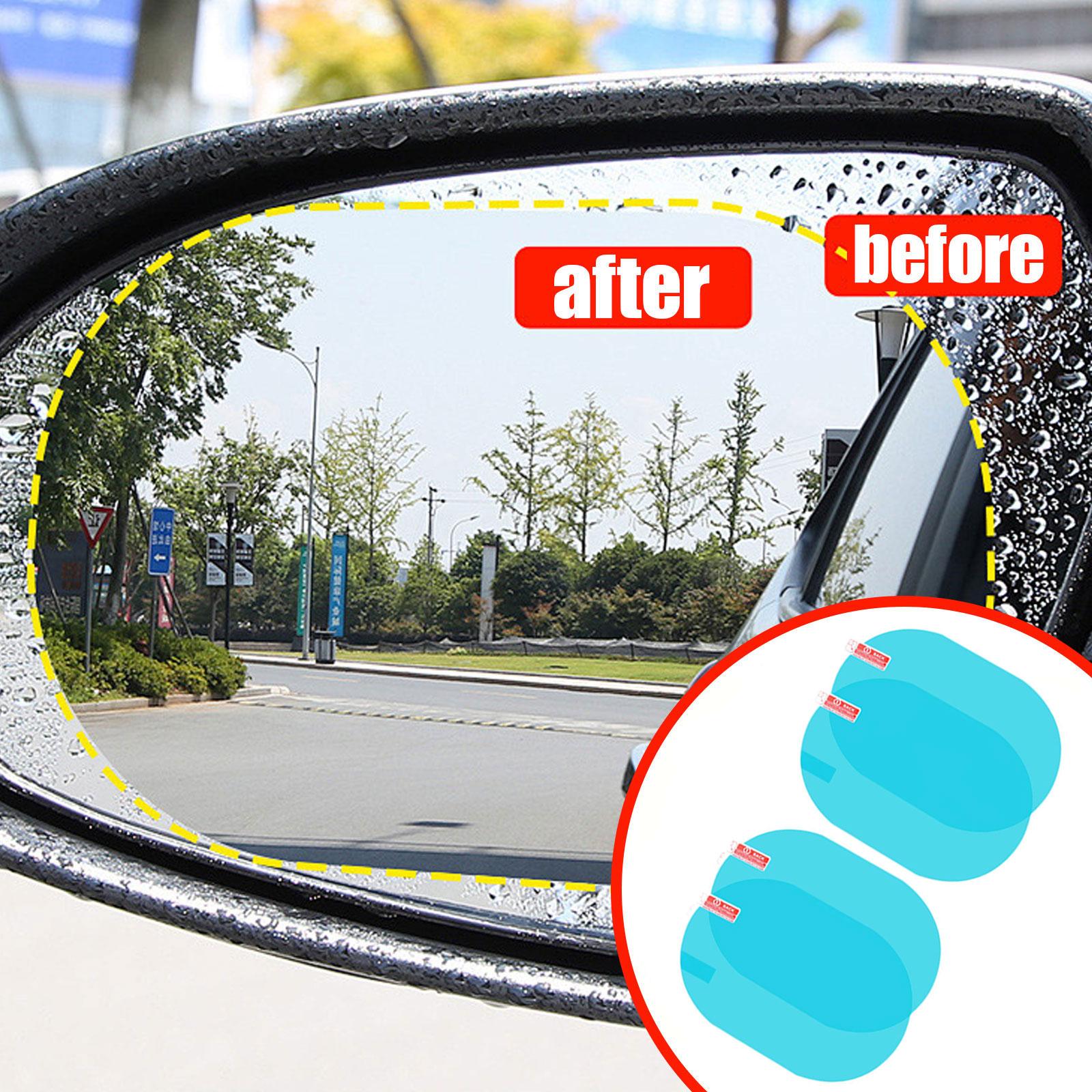 ฟิล์มกันฝนสำหรับกระจกมองหลังรถ - Anti Glare Car Rearview Mirror Film บทวิจารณ์และราคา