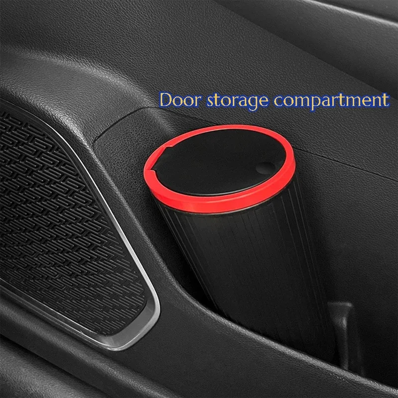 ถังขยะในรถยนต์สามารถกดสวิตช์ชน - Waterproof Car Trash Can With Lid บทวิจารณ์และราคา