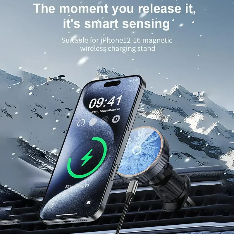 ที่ชาร์จไร้สายในรถยนต์แบบแม่เห - Magnetic Phone Holder For Car Vent บทวิจารณ์และราคา