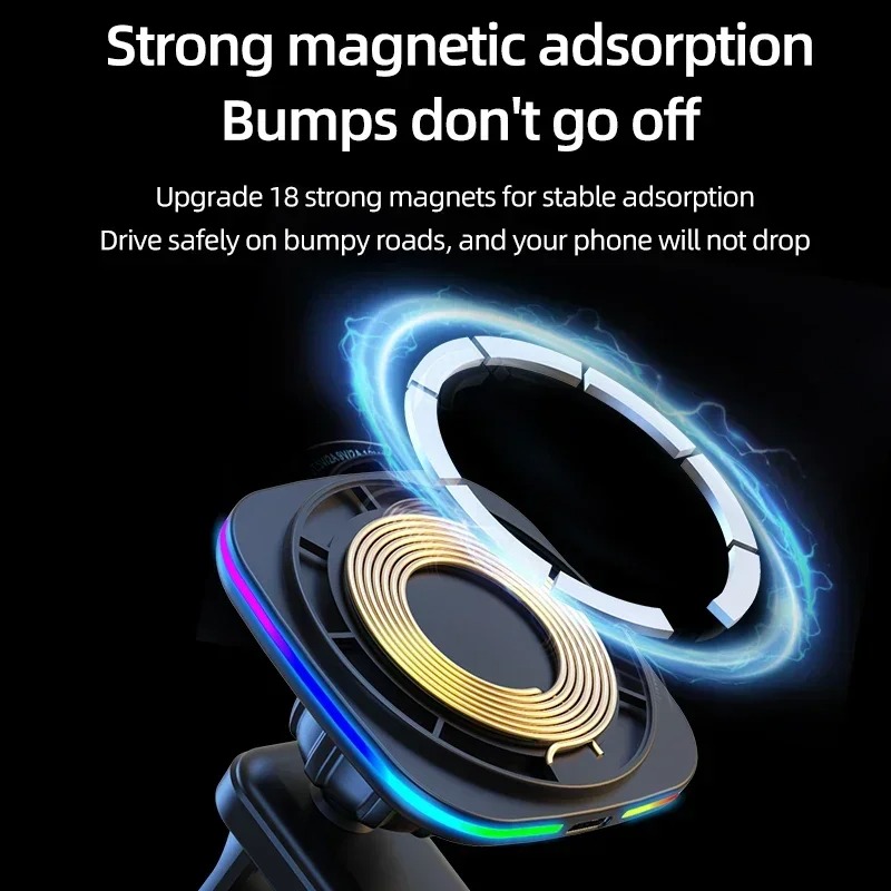 ที่ชาร์จไร้สายในรถยนต์แบบแม่เห - Magnetic Phone Holder For Car Vent บทวิจารณ์และราคา