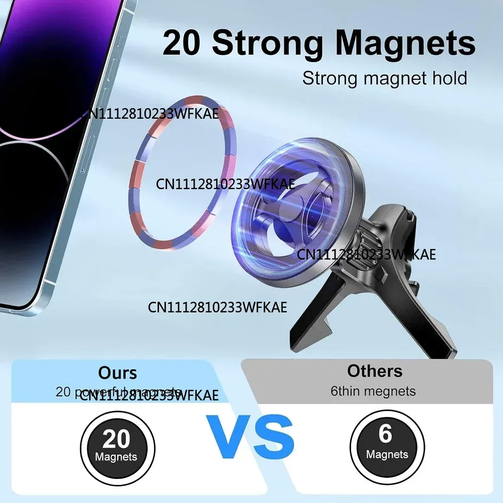 ที่วางโทรศัพท์ในรถยนต์แบบแม่เห - Magnetic Phone Holder For Car Vent บทวิจารณ์และราคา